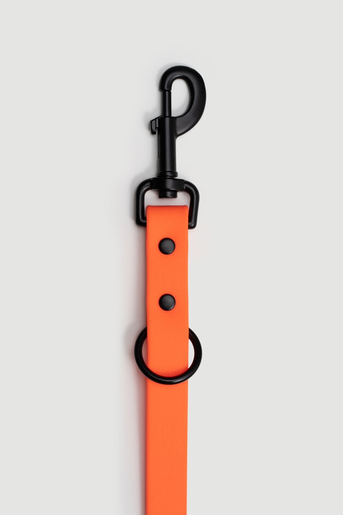 Biothane Hundeleine in orange von Thomas & Henry Detail