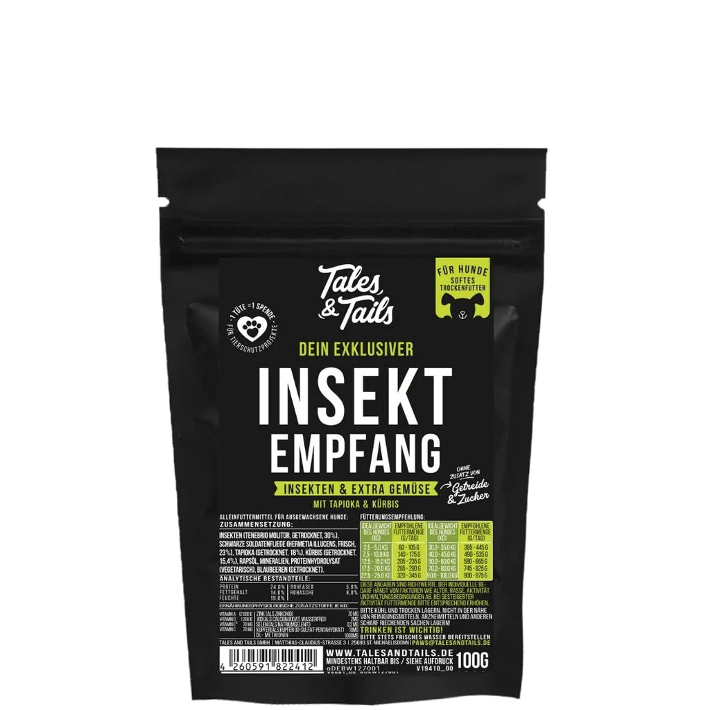 Trockenfutter Insekten