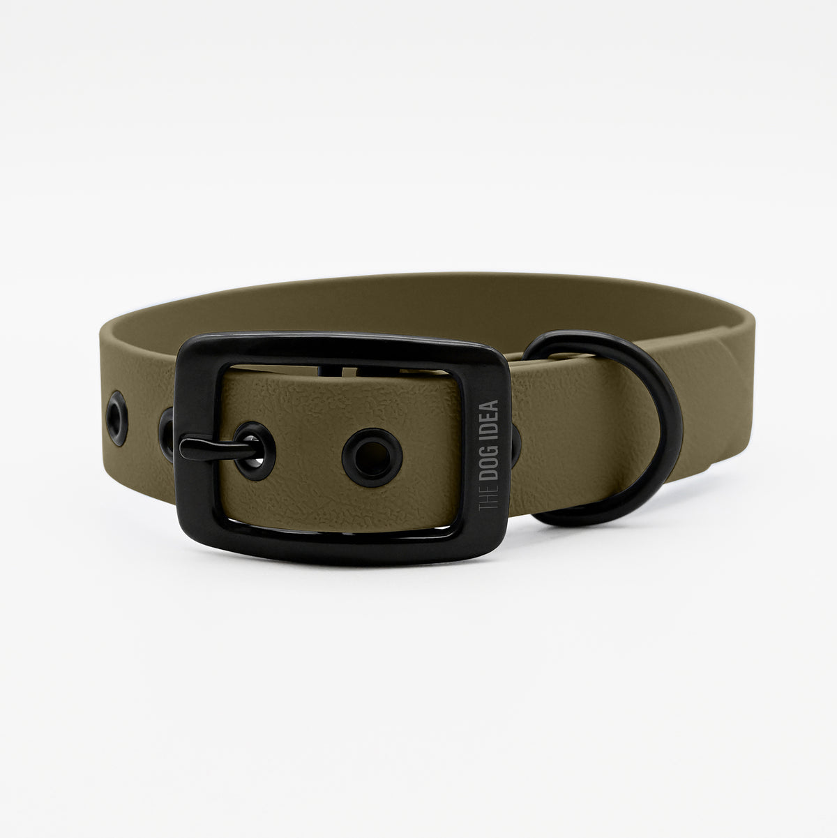 Biothane Hundehalsband Khaki