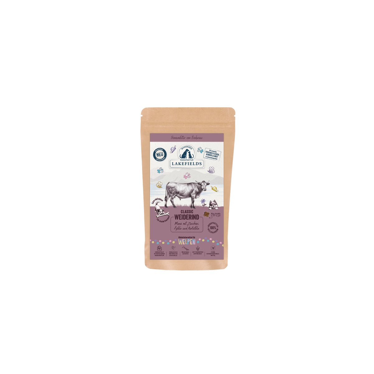 Trockenfutter-Menü RIND | Welpe