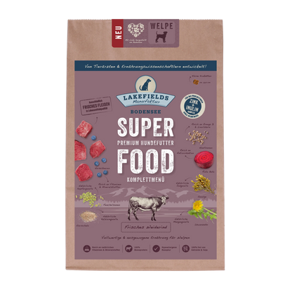 SUPERFOOD Komplettmenü RIND | Welpe