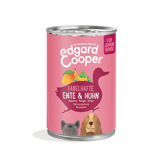 Edgard Cooper Nassfutter Ente & Huhn Welpen