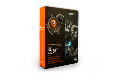 Orbiloc Dog Dual Amber Packung