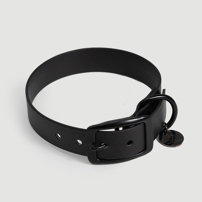 Biothane Hundehalsband schwarz