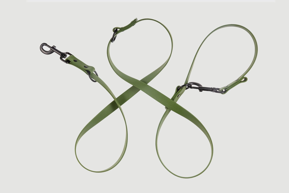 Biothane Hundeleine in olive von Thomas & Henry