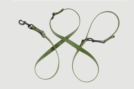 Biothane Hundeleine in olive von Thomas & Henry