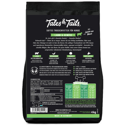 Tales & Tails Trockenfutter Lamm Packung